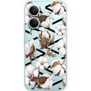 Прозорий чохол BoxFace Poco X8 Pro Max Cotton flowers