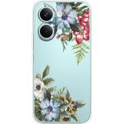 Прозорий чохол BoxFace Poco X8 Pro Max Floral