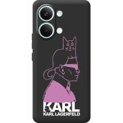 Чорний чохол BoxFace Poco X8 Pro Max Pink Karl