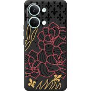 Чорний чохол BoxFace Poco X8 Pro Max FranceFlowers