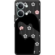 Чорний чохол BoxFace Poco X8 Pro Max Flower Hair