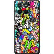 Чохол BoxFace Moto G77 Multicolored Inscriptions