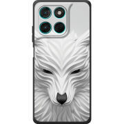 Чохол BoxFace Moto G77 White Wolf