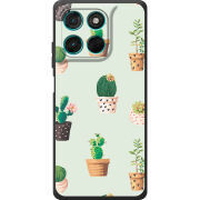 Чохол BoxFace Moto G77 L-green Cacti