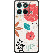 Чохол BoxFace Moto G77 Line Flowers