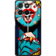 Чохол BoxFace Moto G77 Girl Pop Art