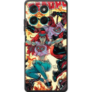 Чохол BoxFace Moto G77 Deadpool and Mary Jane