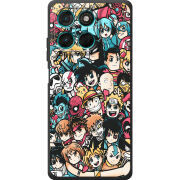 Чохол BoxFace Moto G77 Anime Stickers