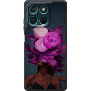 Чохол BoxFace Moto G77 Exquisite Purple Flowers