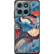 Чохол BoxFace Moto G77 Blue Herb