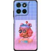 Чохол BoxFace Moto G77 Girl in the Clouds