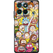 Чохол BoxFace Moto G77 Rick and Morty