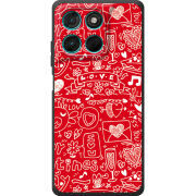 Чохол BoxFace Moto G77 Happy Valentines