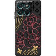 Чорний чохол BoxFace Moto G77 FranceFlowers