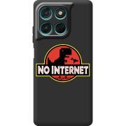 Чорний чохол BoxFace Moto G77 No Internet