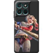 Чорний чохол BoxFace Moto G77 Happy Harley Quinn