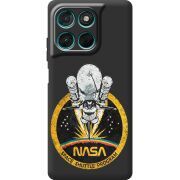 Чорний чохол BoxFace Moto G77 NASA Spaceship