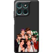 Чорний чохол BoxFace Moto G77 BTS