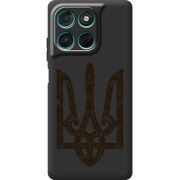 Чорний чохол BoxFace Moto G77 Ukrainian Trident