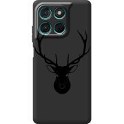 Чорний чохол BoxFace Moto G77 Deer