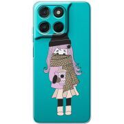 Прозорий чохол BoxFace Moto G77 Winter Morning Girl