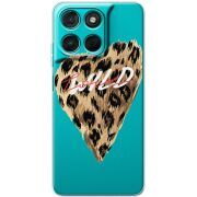Прозорий чохол BoxFace Moto G77 Wild Love