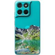 Прозорий чохол BoxFace Moto G77 Green Mountain