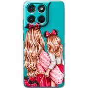 Прозорий чохол BoxFace Moto G77 Mouse Girls