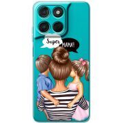 Прозорий чохол BoxFace Moto G77 Super Mama