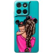 Прозорий чохол BoxFace Moto G77 Mouse Mommy