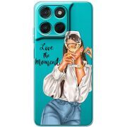 Прозорий чохол BoxFace Moto G77 Live The Moment