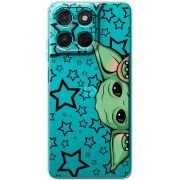 Прозорий чохол BoxFace Moto G77 Baby Yoda