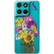Прозорий чохол BoxFace Moto G77 My Bouquet