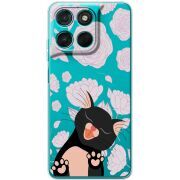 Прозорий чохол BoxFace Moto G77 Meow