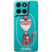 Прозорий чохол BoxFace Moto G77 Good Morning