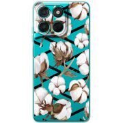 Прозорий чохол BoxFace Moto G77 Cotton flowers