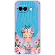 Прозорий чохол BoxFace Google Pixel 10A Blue Hair