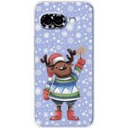 Прозорий чохол BoxFace Google Pixel 10A Christmas Deer with Snow