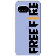 Прозорий чохол BoxFace Google Pixel 10A Free Fire Black Logo