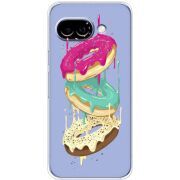 Прозорий чохол BoxFace Google Pixel 10A Donuts