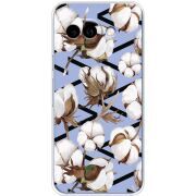 Прозорий чохол BoxFace Google Pixel 10A Cotton flowers