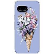 Чохол зі стразами Google Pixel 10A Ice Cream Flowers