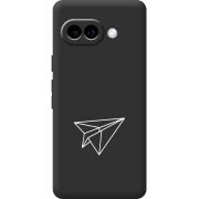 Чорний чохол BoxFace Google Pixel 10A Paper Plane
