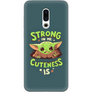 Чехол Uprint Meizu 16 Plus Strong in me Cuteness is