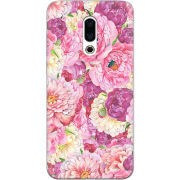 Чехол Uprint Meizu 16 Plus Pink Peonies