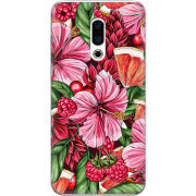 Чехол Uprint Meizu 16 Plus Tropical Flowers