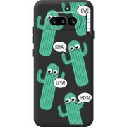 Прозорий чохол BoxFace Nothing Phone (4a) с 3D-глазками HIYA