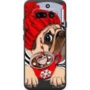 Прозорий чохол BoxFace Nothing Phone (4a) Winter Puggy