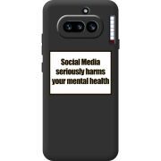 Чорний чохол BoxFace Nothing Phone (4a) 