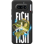 Чорний чохол BoxFace Nothing Phone (4a) Fish